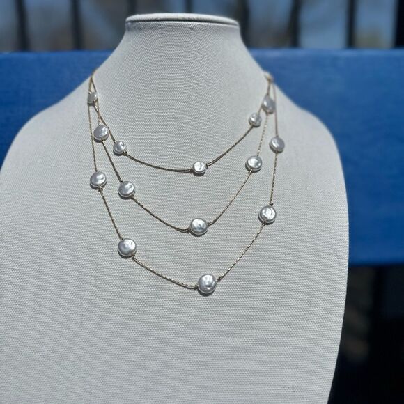 LAUREL SILVER BEADED STATMENT NECKLACE - Picture 4 of 6